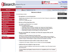 Tablet Screenshot of esearch.net.au